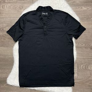 Zyia Active Solid Black Neutral Tshirt Mens XS or Womens Medium